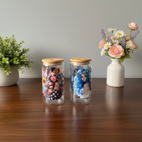 Vinilos UV Personalizados para Vasos de 16oz, Impermeables, Lavables, a Todo Color, Fáciles de Despegar, con Diseños Personalizados para Manualidades DIY