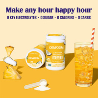 Poudre d'électrolytes pour adultes OEM en sachets – Mélange pour boisson faible en sucre, accélérateur d'hydratation, récupération rapide