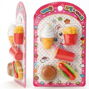 Gommes à effacer Kawaii en forme de hamburger pour enfants, nouveauté de Kids Favor Factory - Product Image 1