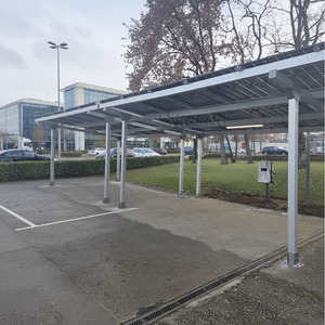 ระบบติดตั้งแผงโซลาร์เซลล์แบบกันน้ำสำหรับโรงจอดรถ โครงสร้างอลูมิเนียมสำหรับโรงจอดรถพลังงานแสงอาทิตย์ โครงสร้างสำหรับโรงจอดรถพลังงานแสงอาทิตย์ - Product Image 5
