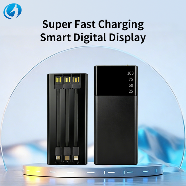 10000mAh Factory OEM Super Fast Charging Portable LED 10W Output External Battery Power Bank