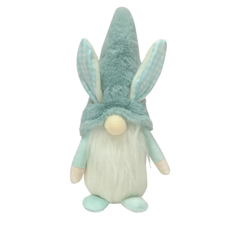 2023 New Unisex Easter Decoration Ragdoll Cute Rabbit Ears Plush Faceless Old Man Ornament Doll Made of PP Cotton for Kids