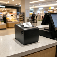 Imprimante thermique directe 80 mm pour l'impression de reçus dans les supermarchés, restaurants et commerces de détail, avec interface USB, en stock