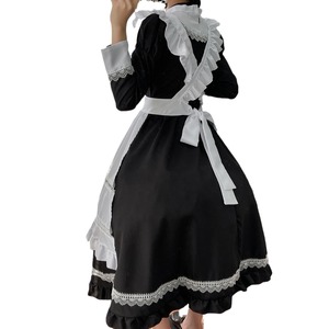 British Style Long Sleeve Maid Costume Cosplay Dress Plus Size Anime Role Play Uniform - Product Image 5