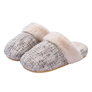 Pantuflas de Algodón para Mujer para Otoño e Invierno, Aislantes para el Hogar con Forro de Felpa - Product Image 5