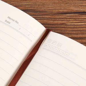 Cuaderno de piel de oveja personalizado para negocios, tapa dura, diario A5, cuaderno de fotografía con tapa dura, cuaderno de trabajo con papel rayado - Product Image 4