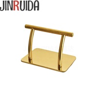 Support de repose-pieds pour fauteuil de barbier JINRUIDA en acier inoxydable, pédale pour fauteuil de salon, accessoires de repose-pieds pour fauteuil de coiffeur
