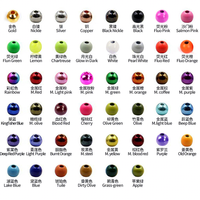 Perles de tungstène facettées à fente pour la montage de mouches de pêche à la mouche