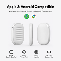 Traceur intelligent pour iOS et Google App, avec contrôle à distance, positionnement réseau, OLED, localisateur d'objets, compatible Find My Tracker iOS