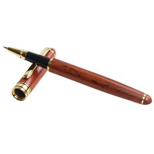 Ensemble de stylos à bille en bambou Signature avec design en bois de rose et branche acide Pointe de 0,7 mm Encre noire Impression promotionnelle Vente en gros - Product Image 5