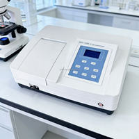 325-1000 nm Visible 1200V Spectrophotometer Single Beam1200 Gratings with Lcd Display ISO9001 Certification
