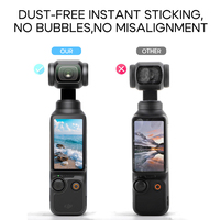 Protection d'écran en verre trempé AR de qualité AAA de 0,25 mm, installation facile, ajustement précis, pour téléphone portable DJI Pocket 3, anti-rayures