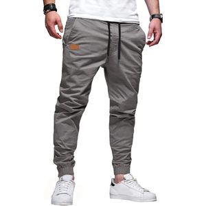 FOXA <b>Mens</b> Casual Joggers Pants Straight Fit Polyester Cotton Breathable With Side Pockets <b>Men's</b> Pants - Product Image 2