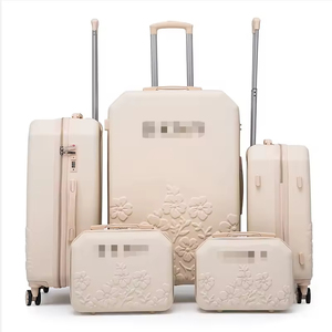 Juego de 5 bolsas duraderas de equipaje con ruedas de viaje <span class=keywords><strong>PC</strong></span> ABS de lujo con ruedas giratorias 12 \ "14 \" 20 \ "24 \" 28 \" - Product Image 2