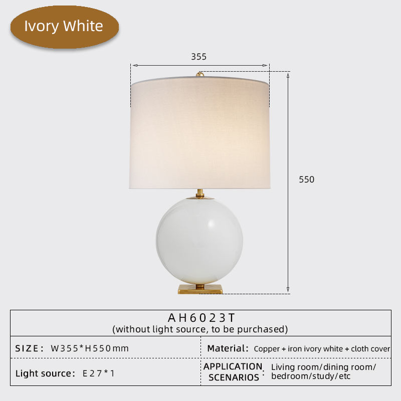 AH6023T Ivory White