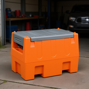 Kit de pompe de transfert de carburant 10 GPM, réservoir de 58 gallons, pompe à eau électrique à diaphragme avec tuyau et buse pour véhicules diesel - Product Image 2