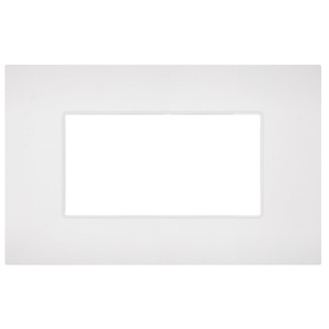 Placa Eléctrica Blanca de 4 Vías Compatible con Vimar Arke - Product Image 1