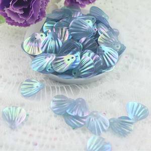 2-trou mat plaqué couleur PVC Sequin lâche en vrac Diy Handmade Christmas Wedding Dress Costume Decorative Sewing Shell Sequin - Product Image 6