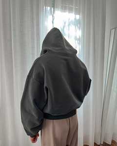 Sudadera con capucha gruesa de doble capa para hombre Yingling Kanye Baby Blue 550G Sudadera con capucha de lana de algodón bordado personalizado logo Heavy Boxy Fit Hoodie - Product Image 3