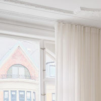 Cortinas Opacas Personalizadas para Sala de Estar |   Diseño Plegable en S y de Doble Altura