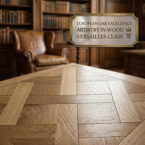 Panneau de revêtement de sol moderne en chêne blanc stratifié multicouche à clipser pour salle à manger, maison, bureau, chambre, hôtel, salon - Product Image 1
