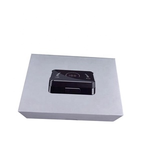 Caja de joyería para collar, embalaje pequeño de lujo personalizado, azul - Product Image 5