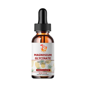 Gotas Líquidas de Glicinato de Magnesio OEM ODM con Sabor a Piña, Premium Verve, Favorecen un Sueño Reparador, Apoyo para la Salud - Product Image 1