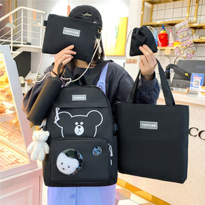 Korean style elementary <b>school</b> <b>backpack</b> for girls new large capacity middle <b>school</b> and high <b>school</b> student <b>backpack</b> - Product Image 3