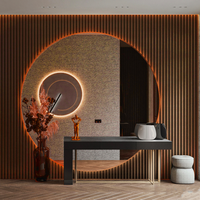Panneau mural en bois et plastique composite WPC cannelé à lamelles 3D revêtement de panneau mural en grain de bois Europe Offre Spéciale