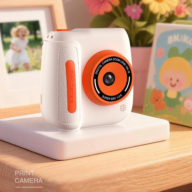 High-Definition Mini Digital Camera with Dual Front & Rear Print New Color Frozen Cartoon Characters MicroSD Media Type