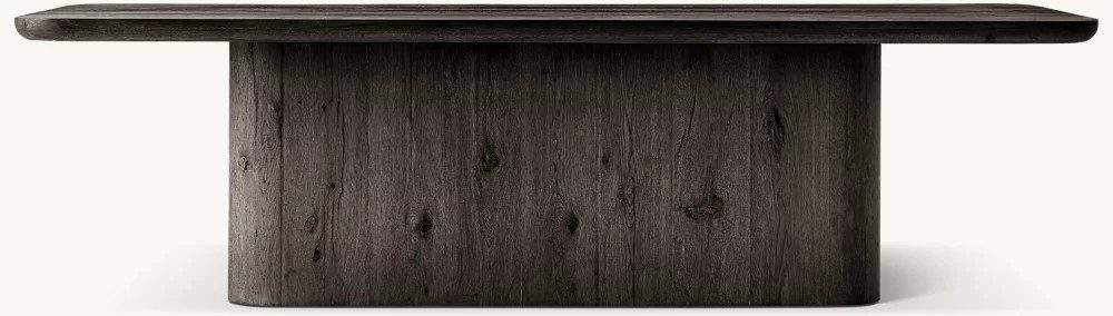 Rectangle Chêne Noir Vieilli