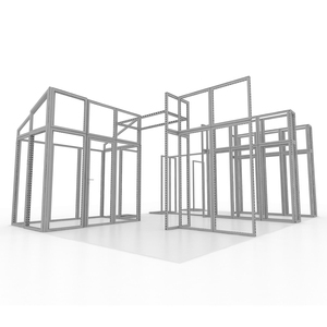 3D thiết kế dễ dàng lắp ráp phân vùng triển lãm thương mại gian hàng trưng bày 10x10 gian hàng Triển Lãm Đứng mở khái niệm - Product Image 4