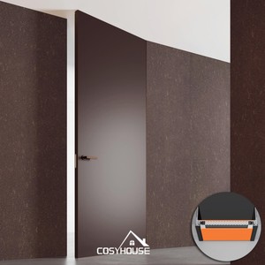 Fabricant leader en Chine de portes intérieures invisibles en bois massif, insonorisées et ignifuges pour salles de bain, espaces résidentiels et commerciaux - Product Image 4