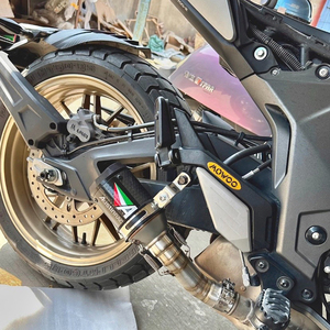 Système d'échappement de moto CHMotor, silencieux, tuyau intermédiaire de 51 mm, glisse sur pour CFMOTO CLX-700 CLX700 Sport - Product Image 6