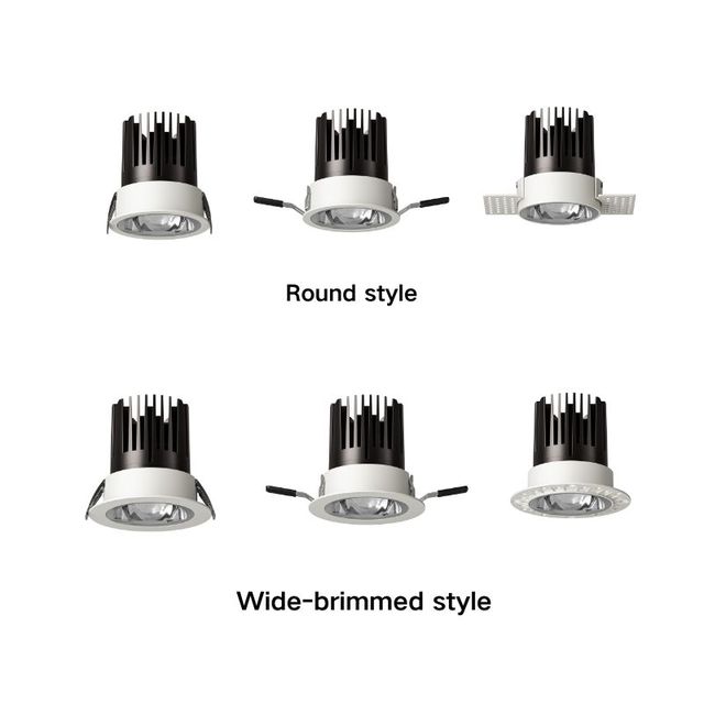 Modern Screen-Free Glare Downlights Matter Casambi Alexa Knx Dimmable Ceiling Light Smart Home System Recessed Led RGB Downlight