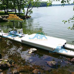 Bicicleta Acuática de Pedales Resistente, Bicicleta Acuática Plegable para Turismo en Lagos - Montaje Rápido - Product Image 3