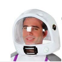 Halloween blanc astronaute Cosplay Costume NASA casque PP matériel espace extérieur fête école anniversaire célébrations utilisation décorative