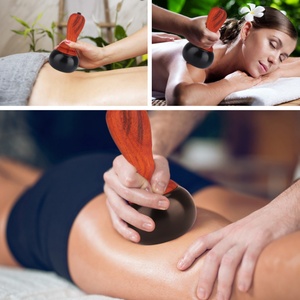 Electric Meridian Bianstone Warming Moxibustion Instrument Hot Stone Scraping SPA Guasha Body <b>Massager</b> - Product Image 3