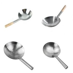 Yolecen Colher De Filtro De <span class=keywords><strong>Metal</strong></span> De Aço Inoxidável Espessado para Frying Skimmer Grade De Óleo Hot Pot Noodle Scoop Skimmer Oil Basin - Product Image 1