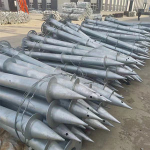 Fabrication de qualité solaire PV montage au sol vis d'<span class=keywords><strong>ancrage</strong></span> au sol en spirale structure en acier pieu vis au sol pieu ancre de pieu - Product Image 3