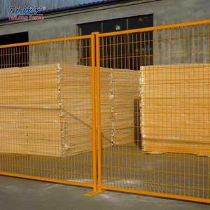 PVC tùy chỉnh Canada tạm thời hàng rào cổng xây dựng tạm thời hàng rào an toàn xây dựng nhà xây dựng tạm thời hàng rào - Product Image 1