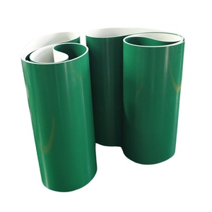 Yeşil Hafif PVC Parlak Konveyör Bant Rulosu 10 Metre Uzunluğunda Üretim Hattı Aksesuarı Ayarlanabilir Hızlı Kauçuk Malzeme - Product Image 3