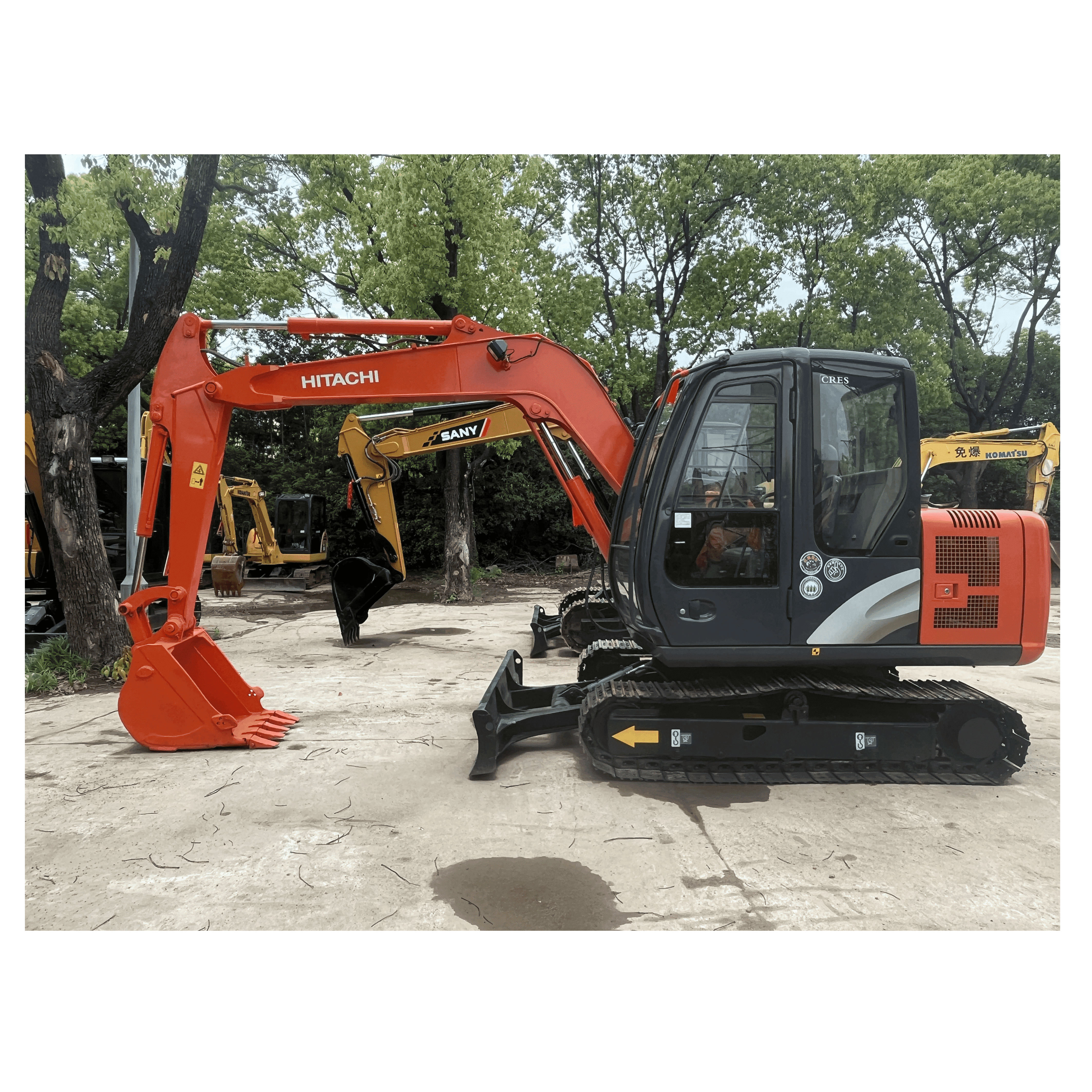 Hitachi ZX60 Used Excavator 100% Japan Origin 2021 Model 6000kg