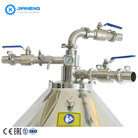 Séparateur centrifuge à disques automatique avec moteur et système PLC pour le traitement des produits laitiers, des boissons et des huiles, 1000-8000 L/h, haute productivité