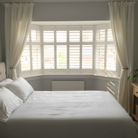 Kit de volets persiennes en PVC imitation bois résistant aux UV, prix de gros, installation horizontale extérieure DIY, volets de plantation prêts à l'emploi
