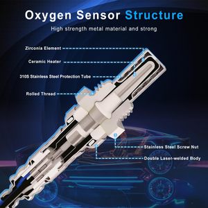BST 89467-33040 89467-42020 234-4603 <span class=keywords><strong>Sensor</strong></span> de oxígeno O2 Compatible con 2001 2002 2003 Toyota RAV4 2.0L, aguas arriba y aguas abajo - Product Image 5