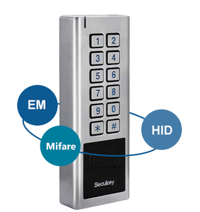 Wasserdichte Metall Wiegand Reader Tastatur Zugangs kontrolle 125KHz EM 13,56 MHz MF <span class=keywords><strong>Proximity</strong></span> RFID Kartenleser Zugangs kontrolle - Product Image 3