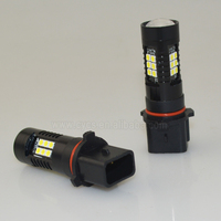 Ampoule LED de recul pour voiture P13W 21LED 21SMD 3030, ampoules LED antibrouillard 12V, lampe LED pour voiture pour rénovation/amélioration
