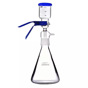 Kit di Apparecchiature per Filtrazione Sottovuoto con Imbuto di Buchner e Membrana per Uso in Laboratorio - Product Image 2