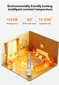Nuevo producto más vendido, <span class=keywords><strong>ventilador</strong></span> enfriador de aire, calentador, <span class=keywords><strong>ventilador</strong></span> eléctrico sin aspas para el hogar, protección múltiple de bajo ruido - Product Image 4